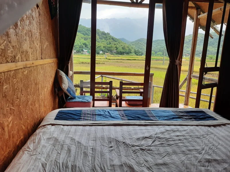 Little Mai Chau Homestay rooms’ view
