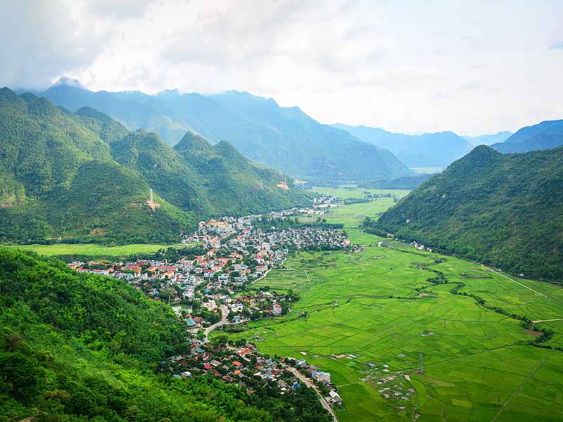 Mai Chau town