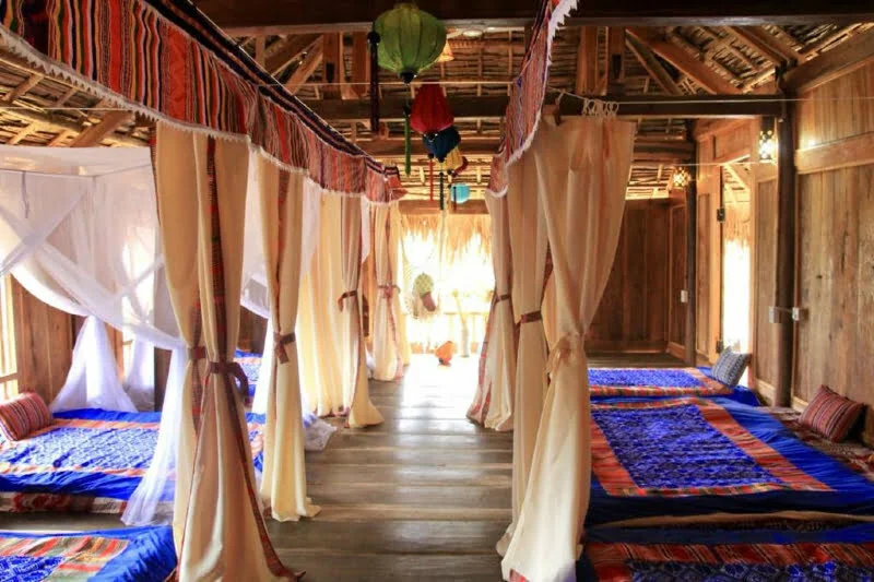 Pu Luong Hillside Lodge dorm room