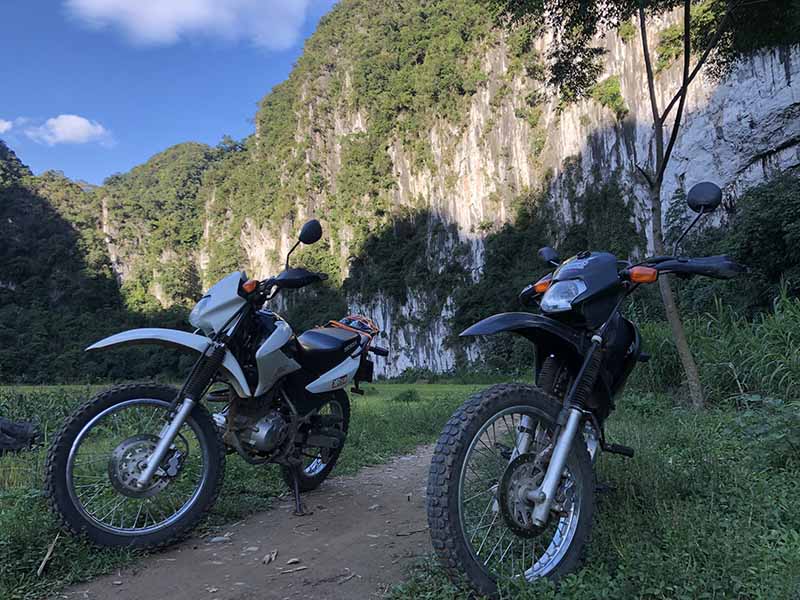 Travel by motorbike for experienced backpackers