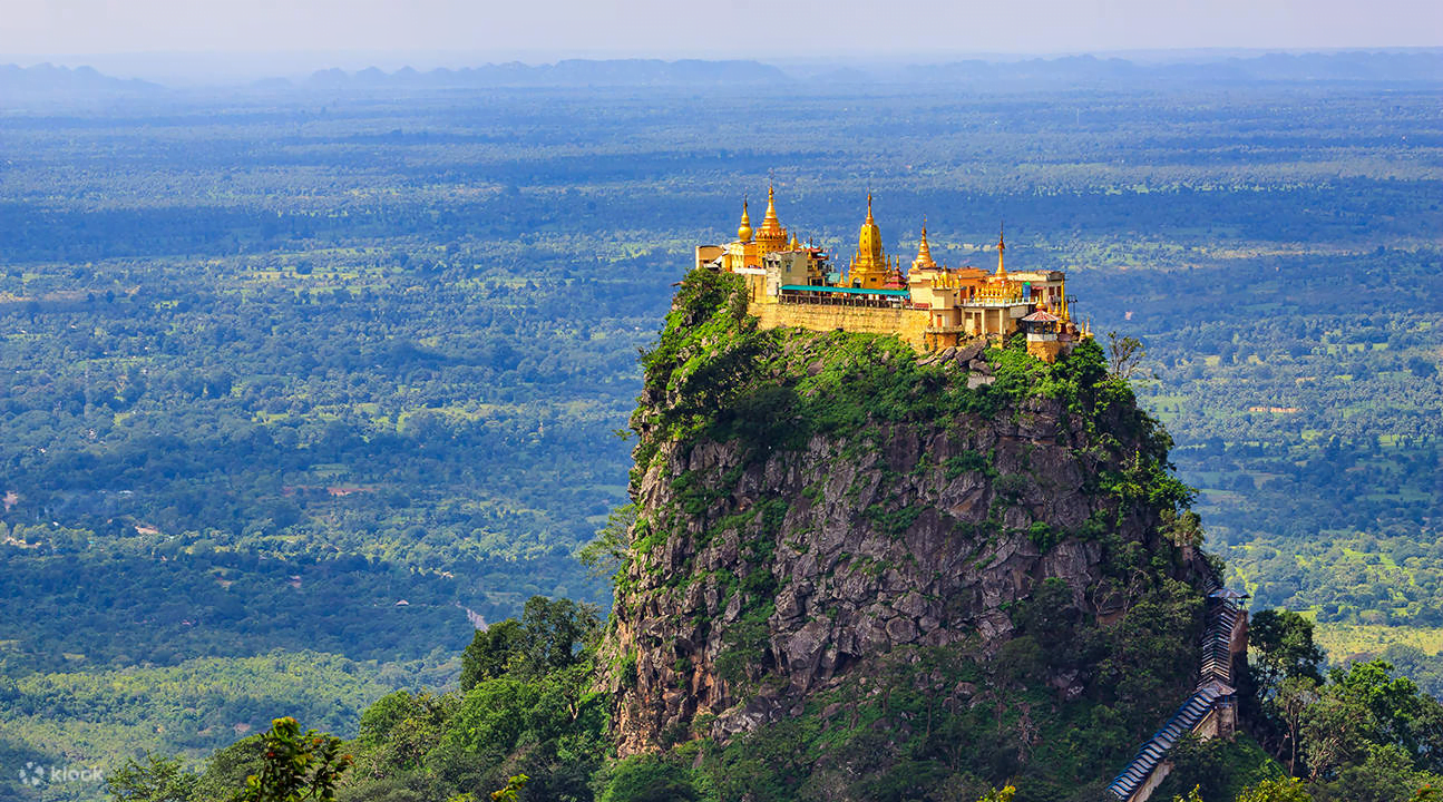 Mount Popa in Myanmar