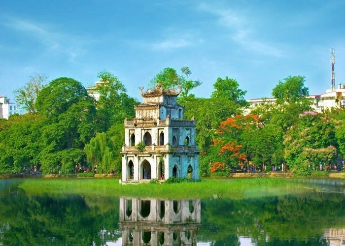 The capital in the North Vietnam, Hanoi