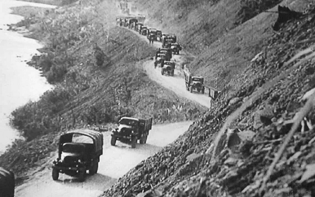 Ho Chi Minh trail during the years of resistance against the US