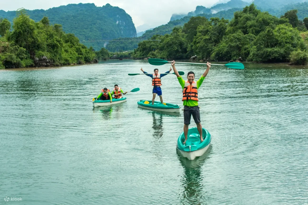Exploring Cave Kingdom - Phong Nha Ke Bang National Park Kayak in Phong Nha Ke Bang national park