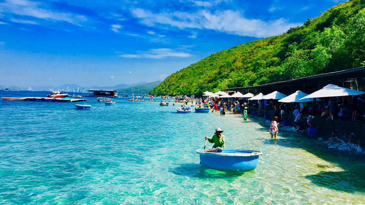 Beautiful beach of Nha Trang