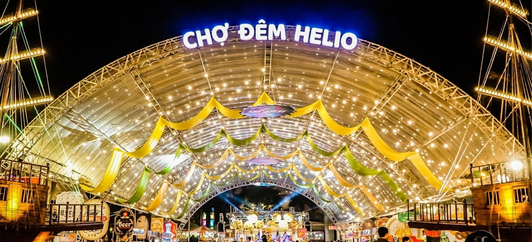 Chợ đêm Helio rực rỡ về đêm Chợ đêm Helio rực rỡ về đêm