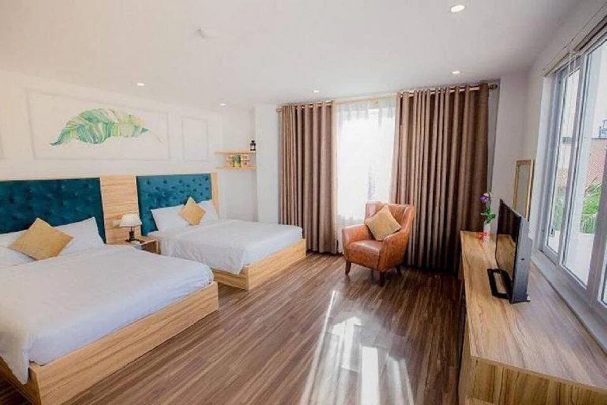 Phòng ngủ khách sạn Avenue được thiết kế khá sang trọng Phòng ngủ khách sạn Avenue được thiết kế khá sang trọng