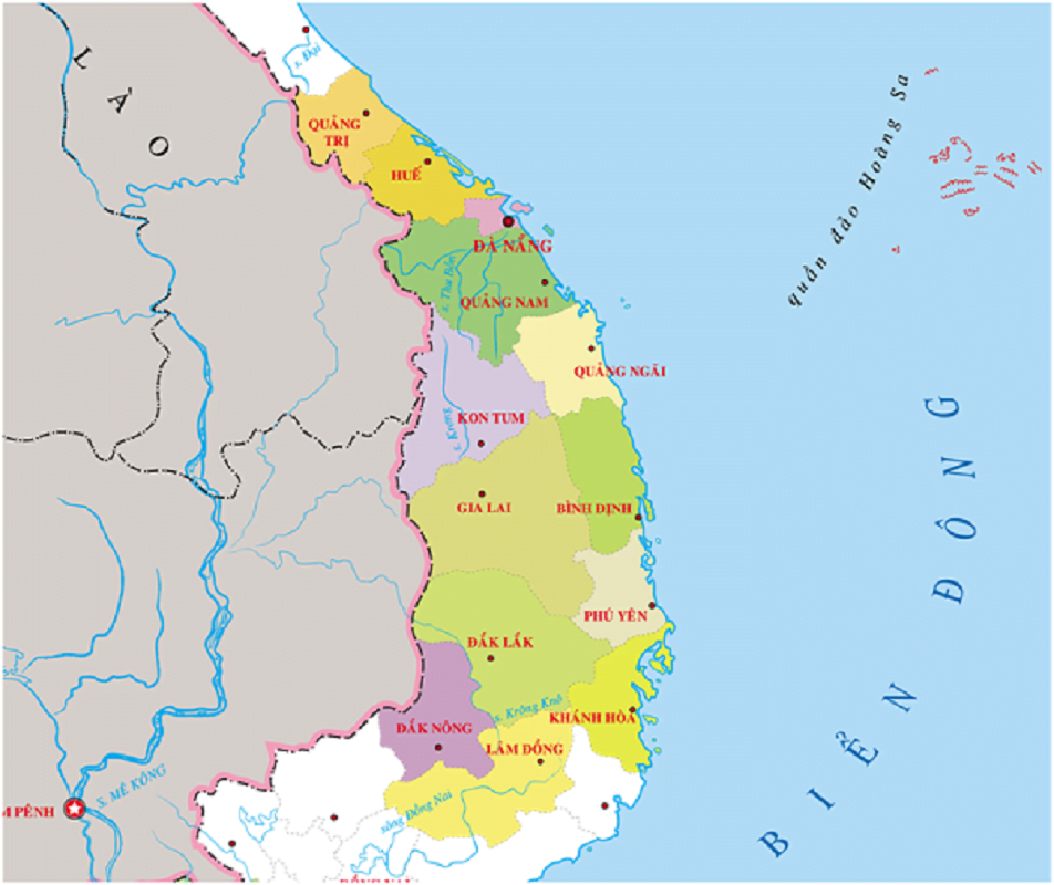 Bản đồ miền Trung và thông tin du lịch miền Trung