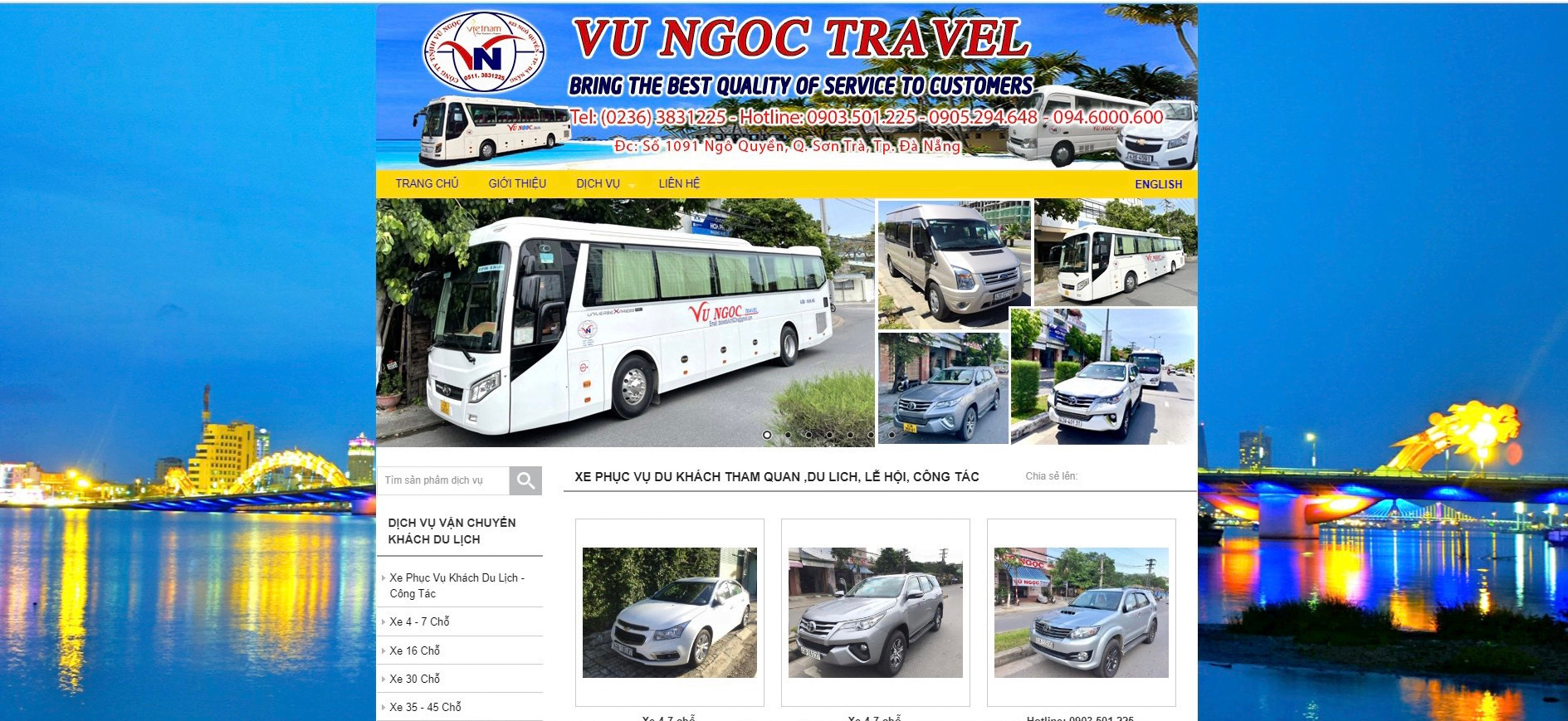 Website Công Ty TNHH Vũ Ngọc