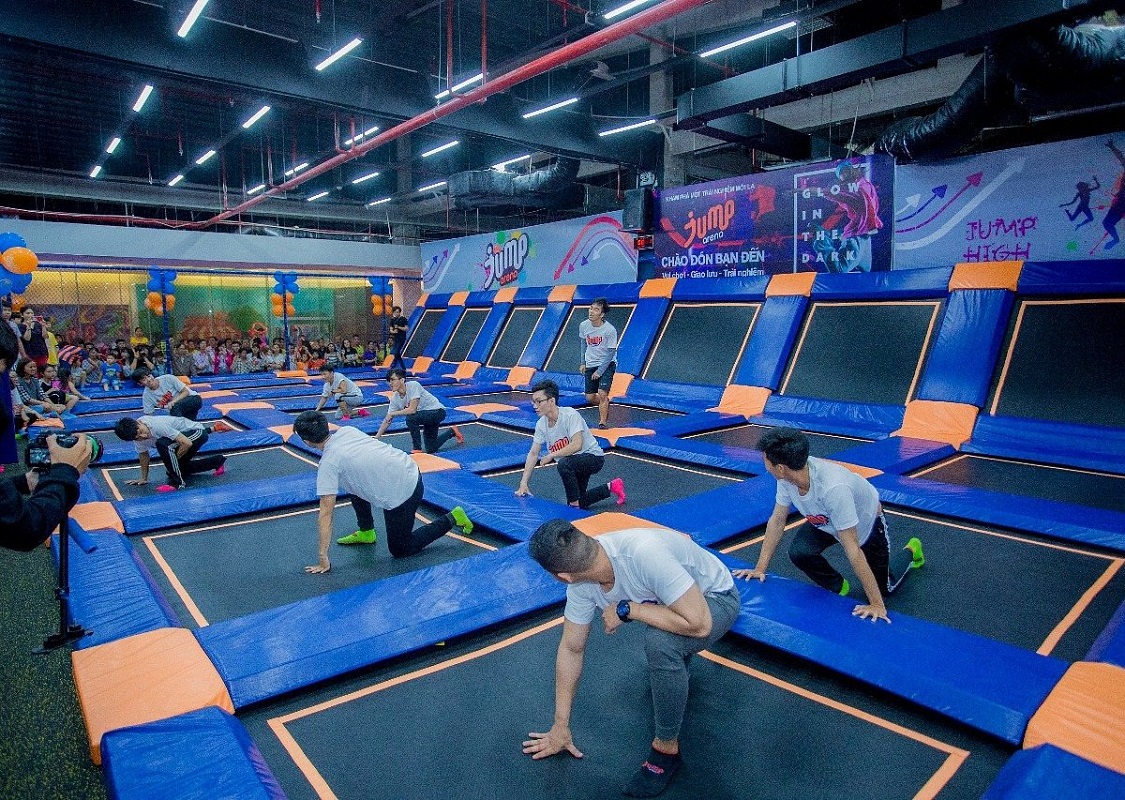 Khu vui chơi Jump Arena Sài Gòn dành cho mọi lứa tuổi