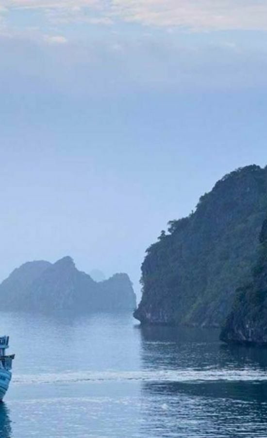 Halong Bay in winter