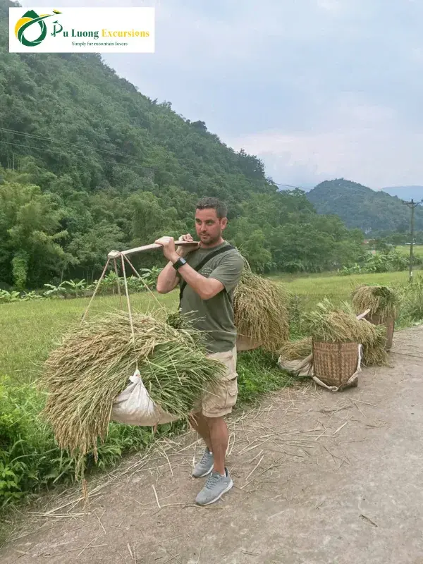 Bamboo Water Wheels in Pu Luong Daily Life Around the Wheels