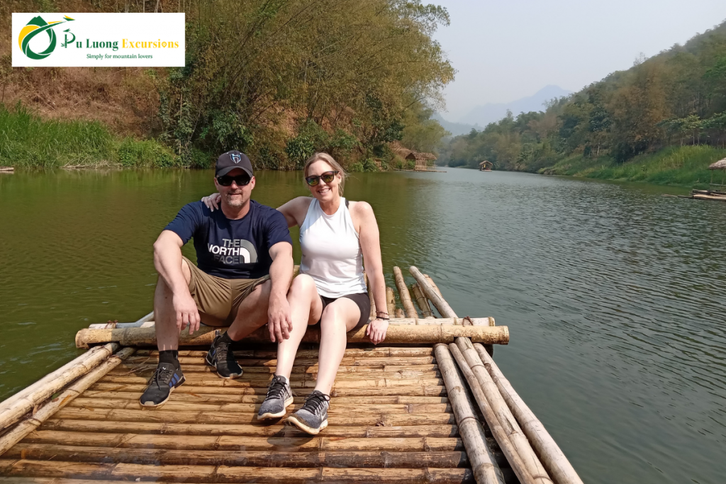 Bamboo Rafting in Pu Luong