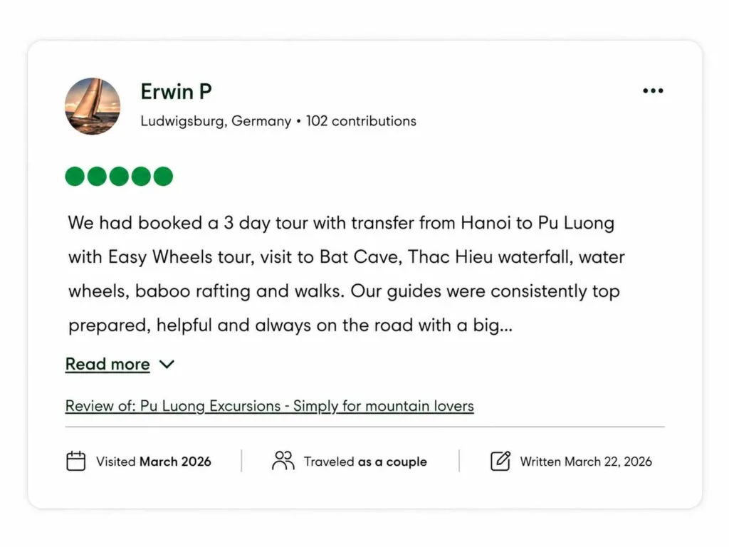 Pu Luong Excursions - The Quieter Side of Northern Vietnam review 3